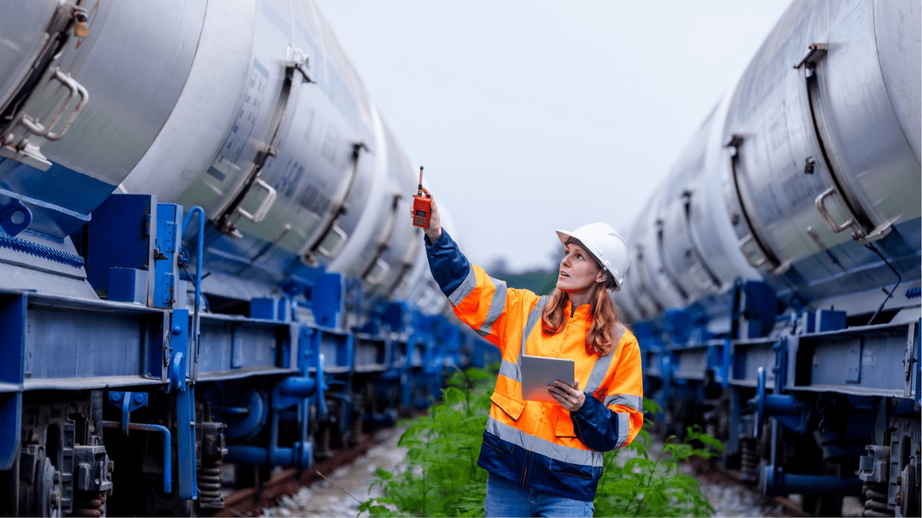 Female Engineer Inspecting Tanker Railcars With Wa 2024 12 07 23 43 51 Utc