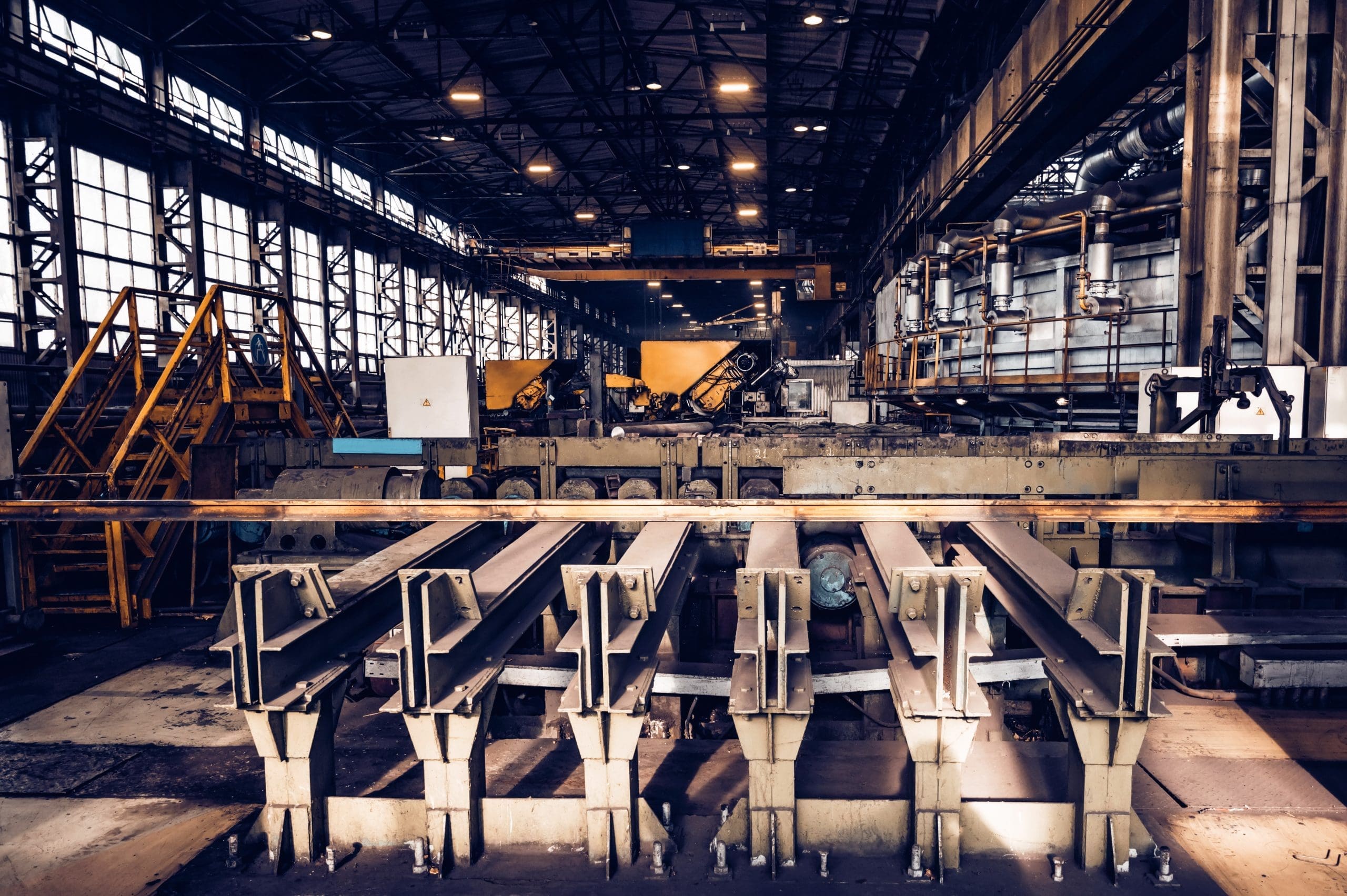 Iron And Steel Factory Or Pipe Mill Located In Taganrog South Of Russia
