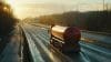 Oil Tanker Driving Down Highway (1)