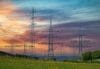 Pylons Of High Voltage Long Distance Electricity Transmission Li