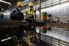 Scientists And Government Officials Inspect And Collect Chemical