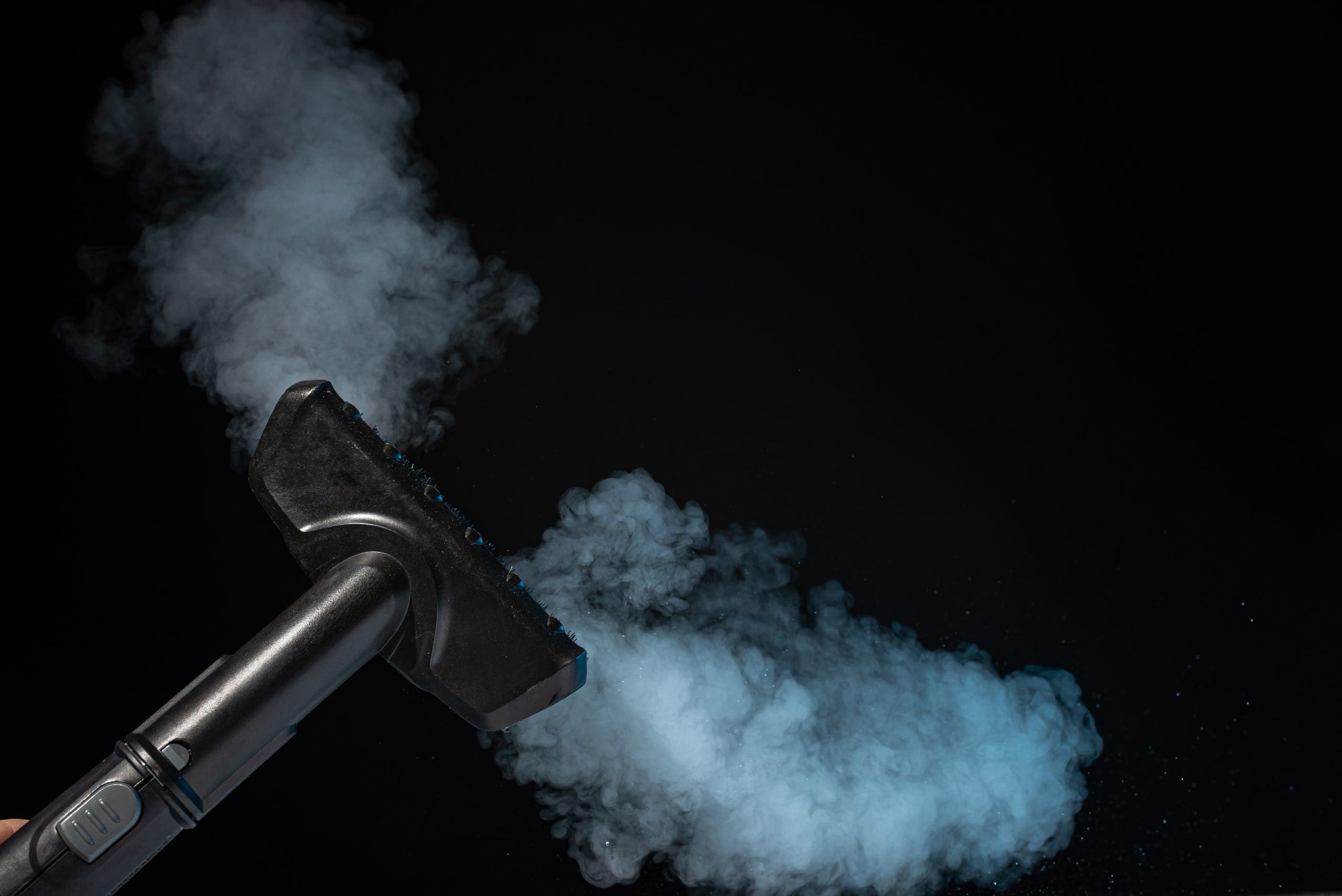 Steam Clean Brush Tool For Cleaning. Clean Steam Concept