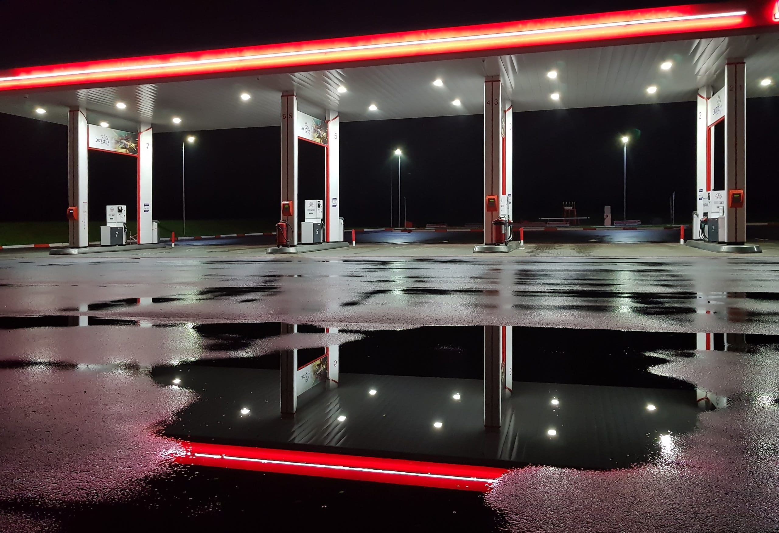 Empty Gas Station With No Cars People And Staff A 2025 03 08 06 02 27 Utc